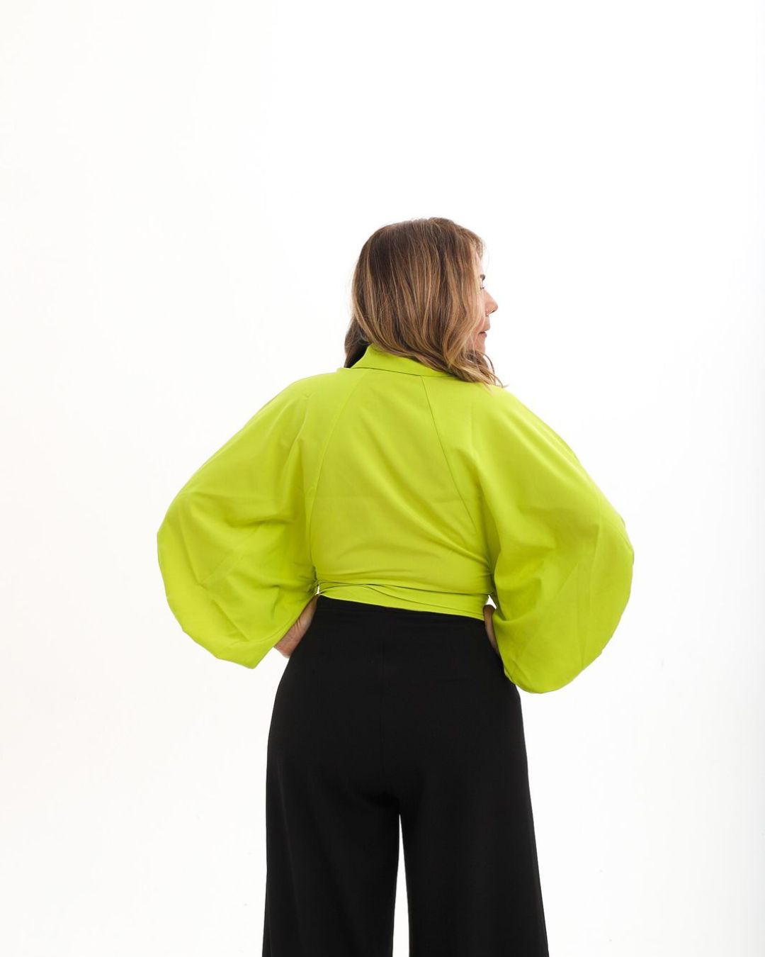 ALESSIO TOP IN LIME